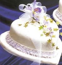 Torta en forma de corazón