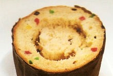 Paneton relleno de helado