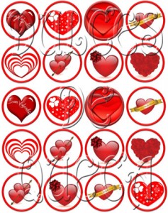 Corazones, muestra SAN valentin