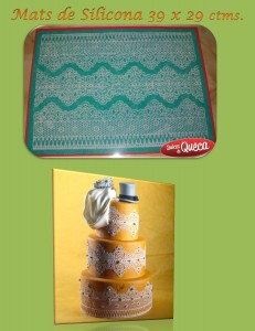 Tapete grande de silicona 39 x 29 ctms.